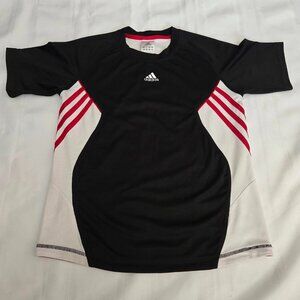 Boys Size Medium Adidas Climate Multi-Color Short Sleeve Pullover